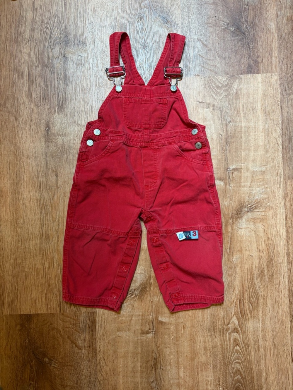 Carter's Red Toddler Overalls - Snap Leg Bodysuit
